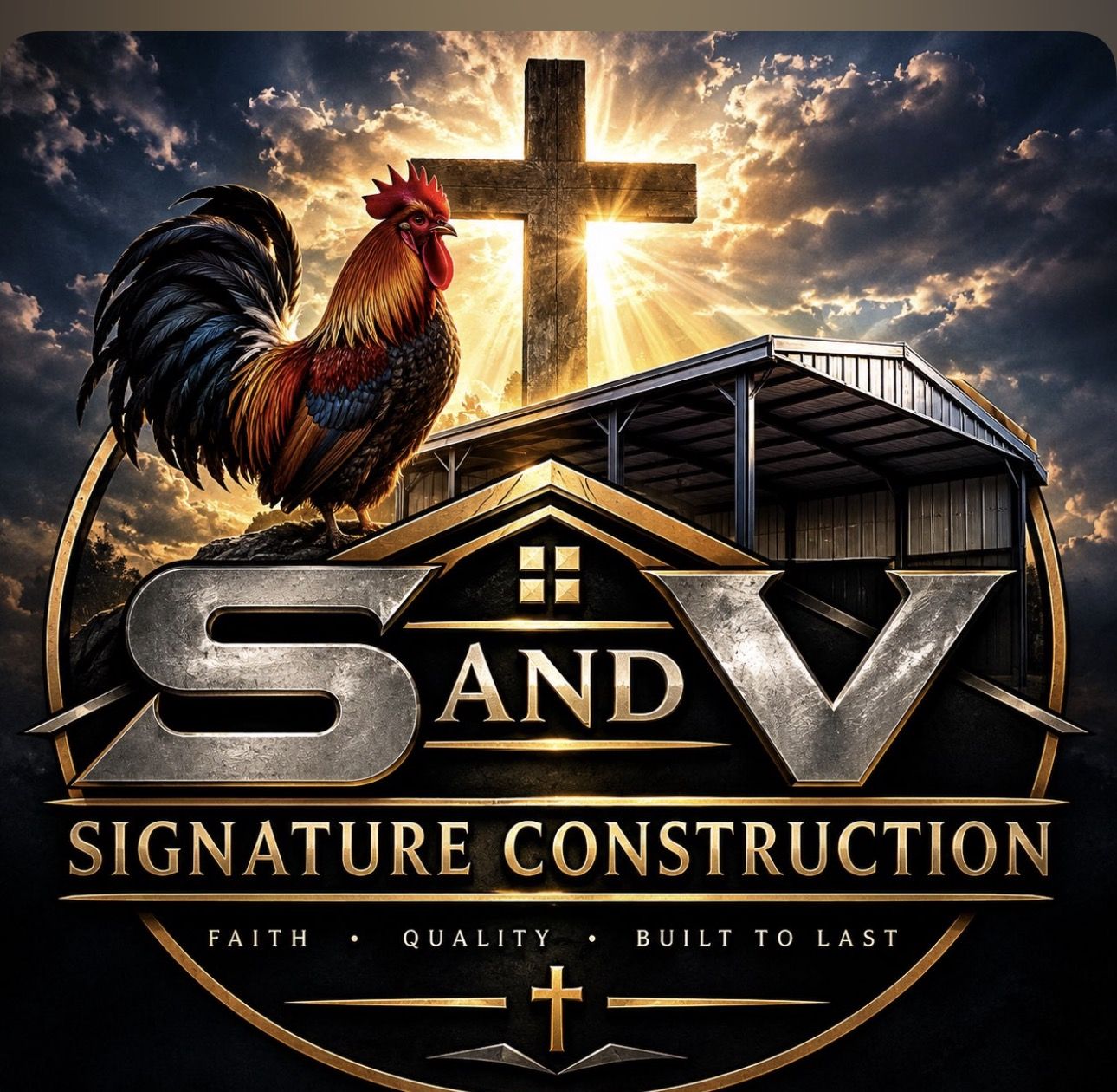 S&V Signature Construction logo